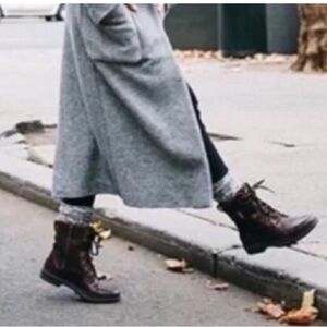 UGG Australia Original Waterproof Leather Black Grey Boots 7